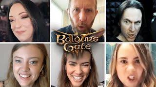 Baldurs Gate 3 Cast re-enact voice lines from the Game