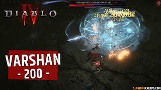 Tormented Echo of Varshan 200 Diablo 4 Patch 1.4 uber boss gameplay