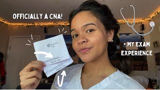 I PASSED MY CNA EXAM written & skills  my experience