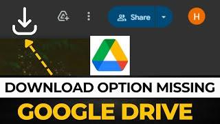 Download option missing in Google Drive  How to download view only video file from Google Drive