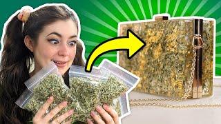 DIY Resin Purse Made of Money & Gold