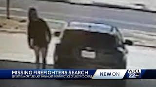 New security camera footage shows missing Georgia firefighters in South Carolina