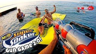 NERF GUN GAME  SUPER SOAKER EDITION 2.0 Nerf First Person Shooter