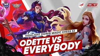 ODETTE PENGCARRY VS EVERYBODY  HIGHLIGHT DGWIB MAGIC CHESS SEASON 3