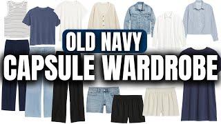 I Tried Buying A Capsule Wardrobe From OLD NAVY...