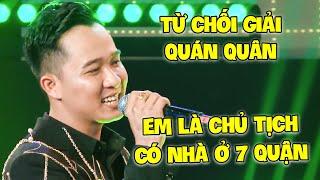 CHẤN ĐỘNG thí sinh TỪ CHỐI GIẢI QUÁN QUÂN EM LÀ CHỦ TỊCH đi thi HÁT CHO SƯỚNG  Song Ca Giấu Mặt