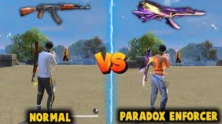 NEW AK - PARADOX ENFORCER VS WITHOUT SKIN AK DAMAGE ABILITY TEST  BEST AK SKIN - GARENA FREE FIRE