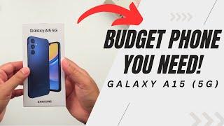 Samsung Galaxy A15 5G  The Budget 5G Phone You Need