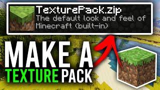 How To Make A Texture Pack In Minecraft Easy Guide  Make A Resource Pack