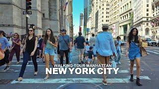 Full Version NYC Manhattan Summer Walk - 5th Avenue & Central Park New York City Travel USA 4K