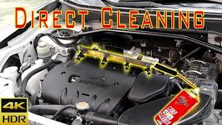 Fuel Injection cleaning in less THAN 5 MINUTEHOW TO clean injection Directly without disassembling