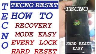 TECNO PHONES  RECOVERY MODE  STUCK LOGO NO COMMAND  FIX TO HARD RESET EASY.