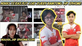 NIKKI TERKEJUT LIHAT ZUXXY BANTING HP DAN MARAH-MARAH - REACTION ZUXXY & LUXXY