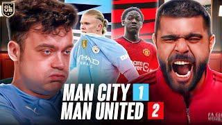 Adam LOSES HIS MIND As United STUN City  Man City 1-2 Man United