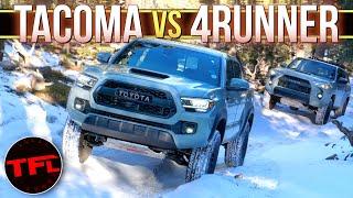 Trail Beasts  We Put Toyota’s Two Best Off-Roaders To The Test Up a Mountain In The Snow