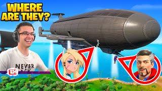 Airship HIDE AND SEEK in Fortnite