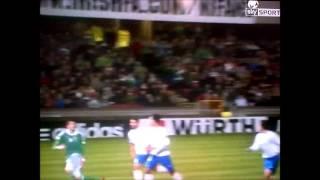 Kyle Laffertys Ridiculous Dive Northern Ireland vs Azerbaijan