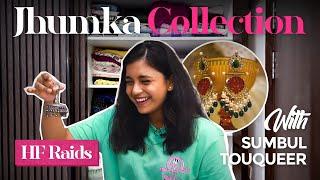 Sumbul Touqeers Closet Tour & Jhumka Collection First Expensive Kanjivaram Saree Hauterrfly Raids