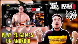 PLAY WWE 2K19  & MORE PC GAMES ON ANDROID  DOWNLOAD NEW CLOUD EMULATOR FOR ANDROID...