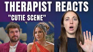 Therapist Reacts to Cutie Scene on Love is Blind with Zanab & Cole