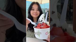 Pinkberry birthday treat🫐#froyo #pinkberry #birthday #birthdaytreat #birthdayfreebie