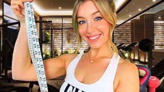 ASMR Full Body Measuring & Personal Attention  Personal Trainer Gym Roleplay