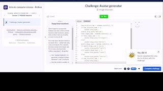 Challenge Avatar Generator Khan Academy