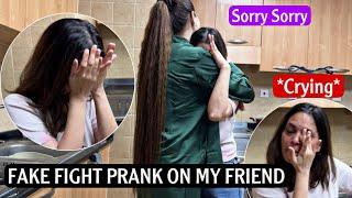 FAKE Fight PRANK on my FRIEND  Rone hi Lagg Gayi  Shilpa Chaudhary