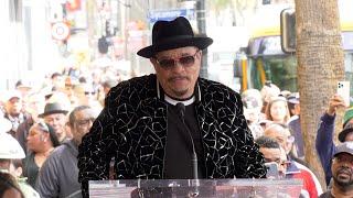 Ice-T speech at his Hollywood Walk of Fame Star Ceremony thanks The Haters