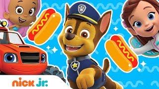 Summer Fun Hot Dog Song  w PAW Patrol Blaze & More  Stay Home #WithMe  Nick Jr.