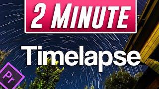 Premiere Pro  How to Create a Time Lapse from Video