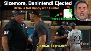 E163-4 - Hunter Wendelstedt Ejects Grady Sizemore Andrew Benintendi After Two Strike Calls in BAL