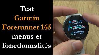 Test Garmin Forerunner 165  running et AMOLED pour pas trop cher