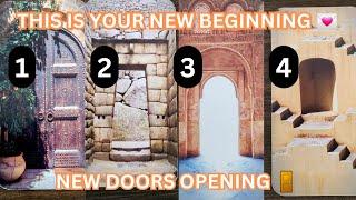 CHOOSE A DOOR  YOUR NEW BEGINNING ️ NEW DOORS ARE OPENING 