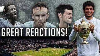 Carlos Alcaraz - Top 15 Reactions To His Brilliant Tennis