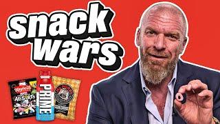 Triple H Tries Logan Pauls Prime For The First Time Snack Wars  @LADbible