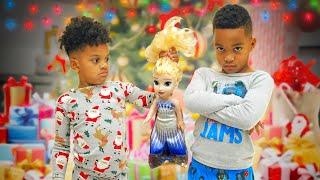 DJ & KYRIE OPEN THE WRONG CHRISTMAS PRESENT What Happens Next Is Shocking  Prince Family Clubhouse