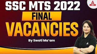 SSC MTS Final Vacancy 2022 Out  SSC MTS State Wise Vacancy Details By Swati Maam