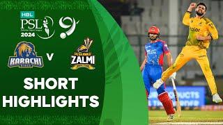 Short Highlights  Karachi Kings vs Peshawar Zalmi  Match 29  HBL PSL 9  M1Z2U