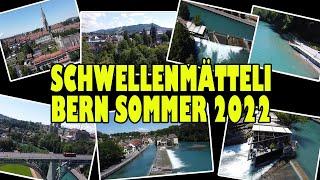 4K Drone Bern City Aare Schwellenmätteli