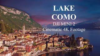 LAKE COMO ITALY  Drone CINEMATIC 4K Footage