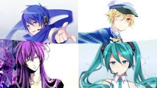 【Vocaloid】Perfume Medley - Pentatonix【Hatsune Miku Oliver Kaito Gakupo】