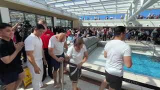 Crossing the Equator Ceremony on the Viking Sky