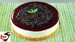 Cheesecake allo yogurt dolce senza cottura facile e veloce – Cheesecake fredda ai frutti di bosco