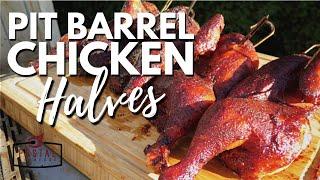 Pit Barrel Cooker Chicken Recipe - Smoked Chicken Halves On The Grill Easy