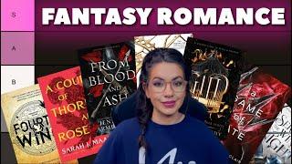 TIER RANKING EVERY FANTASY ROMANCE BOOK IVE READ