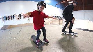 HOW TO TEACH A KID TO SKATEBOARD