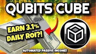 QUBITSCUBE Review EARN 3.1% DAILY?  Defi Passive Income On AUTOPILOT QubitsCube Crypto Project