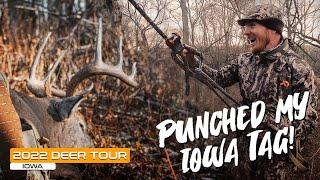 IOWA PUBLIC LAND Archery buck - He comes in PISSED  DEER TOUR 2022