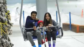 Rizky Alena dan Adzana Main dan Kulineran di Trans Snow World Bekasi  MAKAN RECEH 010123